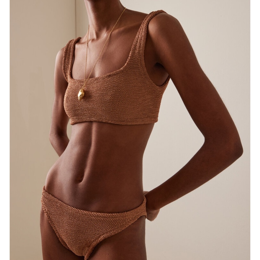 Women's Tan Textured Intimate Set